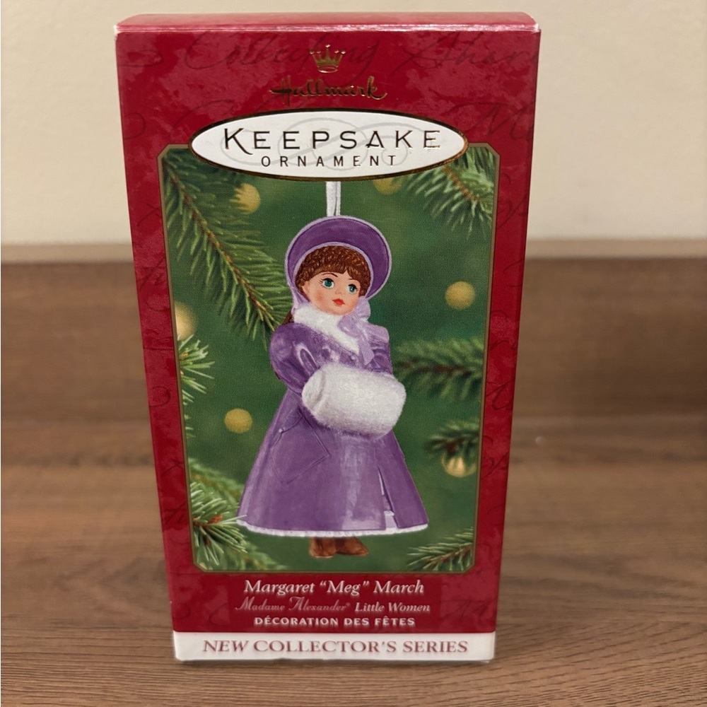 Vintage 2001 Hallmark Keepsake Ornament Little Women Margaret “Meg”‎ March NEW